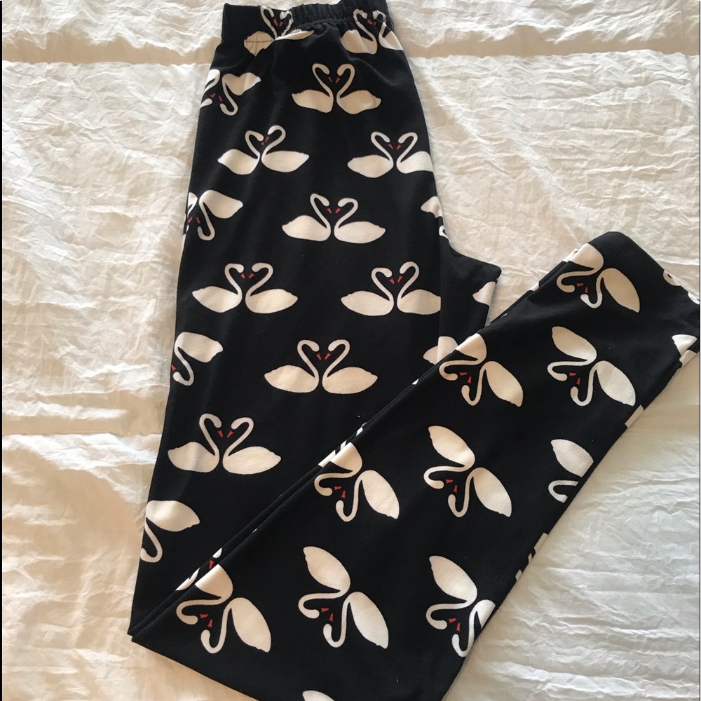 Love Birds Swan Leggings - Picture 2 of 5